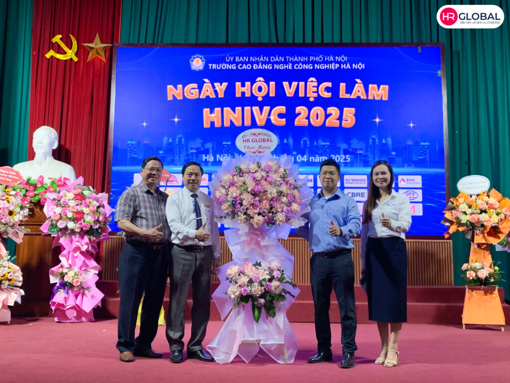 HR Global tham gia sự kiện Ngày hội việc làm HNIVC 2025 tại trường Cao đẳng nghề Công nghiệp Hà Nội