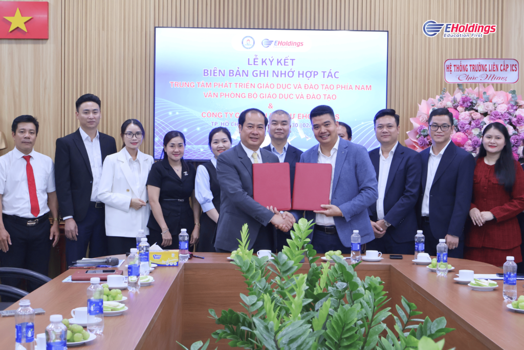 EHoldings Group ký kết hợp tác chiến lược cùng văn phòng Bộ GD&ĐT phía Nam: Mở ra cơ hội học tập và việc làm quốc tế cho học sinh, sinh viên Việt Nam